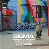Download or print Sigma Changing (feat. Paloma Faith) Sheet Music Printable PDF 6-page score for Pop / arranged Piano, Vocal & Guitar Chords SKU: 119289