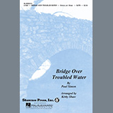 Download or print Simon & Garfunkel Bridge Over Troubled Water (arr. Kirby Shaw) Sheet Music Printable PDF 11-page score for Standards / arranged SATB Choir SKU: 471745