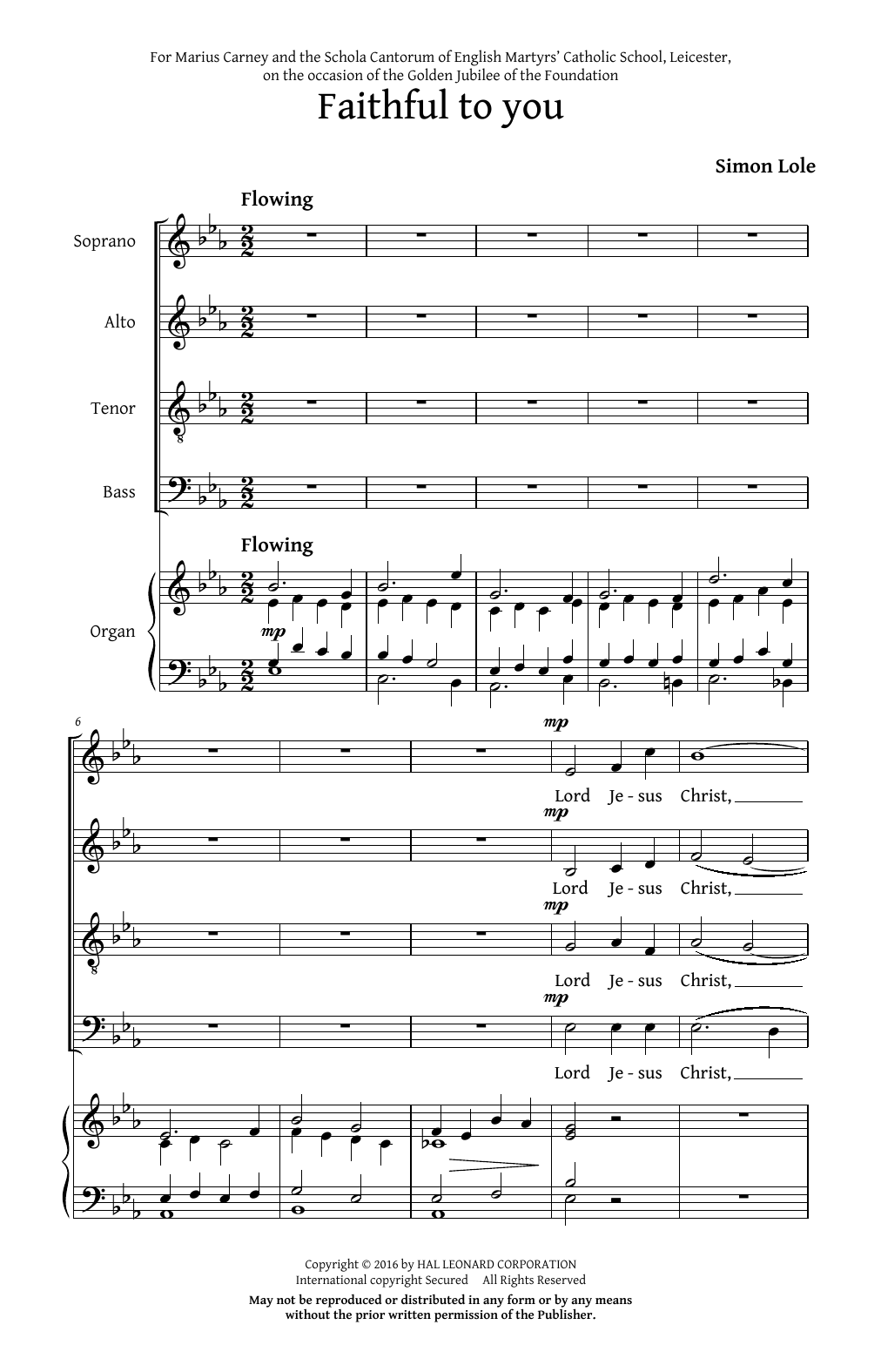 Simon Lole Faithful To You sheet music notes and chords. Download Printable PDF.