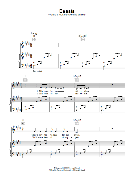 Slow Moving Millie Beasts sheet music notes and chords. Download Printable PDF.