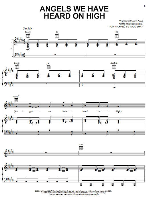 SONICFLOOd Angels We Have Heard On High sheet music notes and chords. Download Printable PDF.