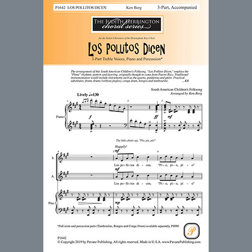 South American Children's Folksong Download Printable PDF Score Easily Download South American Children's Folksong Printable PDF piano music notes, guitar tabs for Choir. Transpose or transcribe this score in no time - Learn how to play song progression.