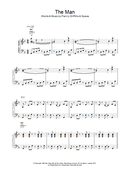 Learn to play Space The Man sheet music for Piano, Vocal & Guitar in minutes. Price: 7.8900$ Space The Man sheet music notes and chords. Download Printable PDF.