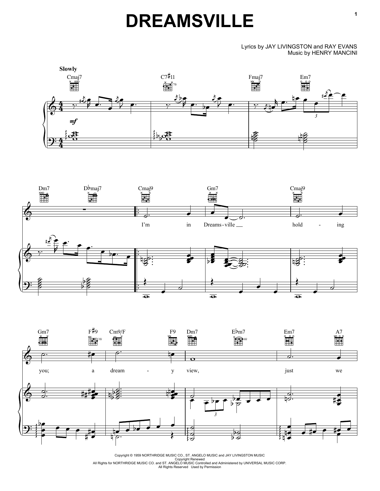 Stacey Kent Dreamsville sheet music notes and chords. Download Printable PDF.