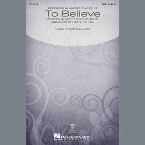 To Believe cover image