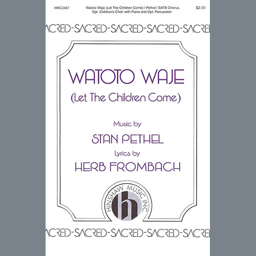 Stan Pethel Download Printable PDF Score Easily Download Stan Pethel Printable PDF piano music notes, guitar tabs for SATB Choir. Transpose or transcribe this score in no time - Learn how to play song progression.