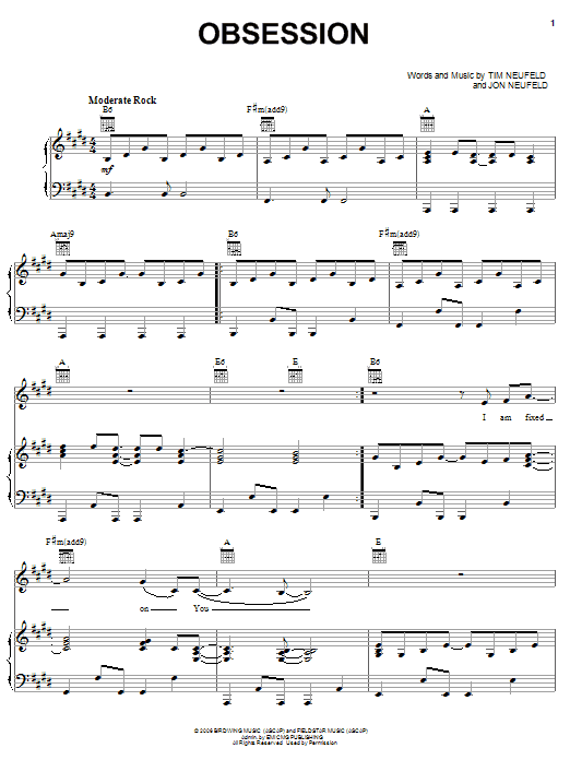 Starfield Obsession sheet music notes and chords. Download Printable PDF.