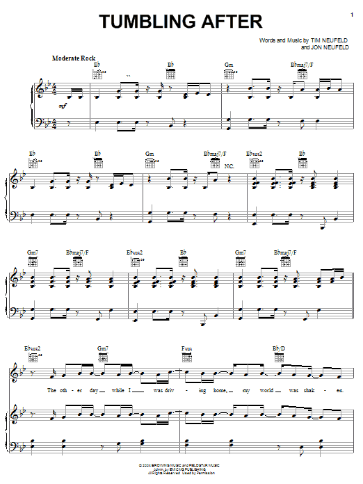 Starfield Tumbling After sheet music notes and chords. Download Printable PDF.