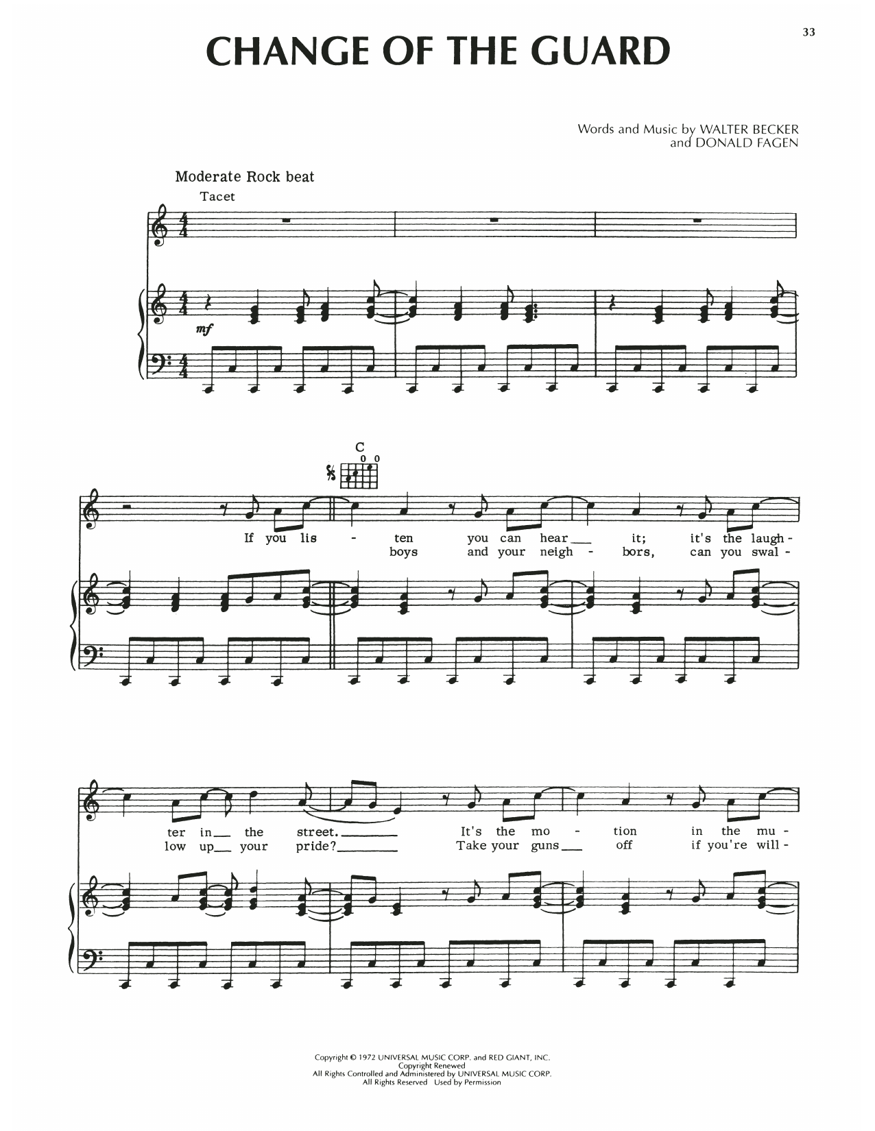 steely dan change of the guard live