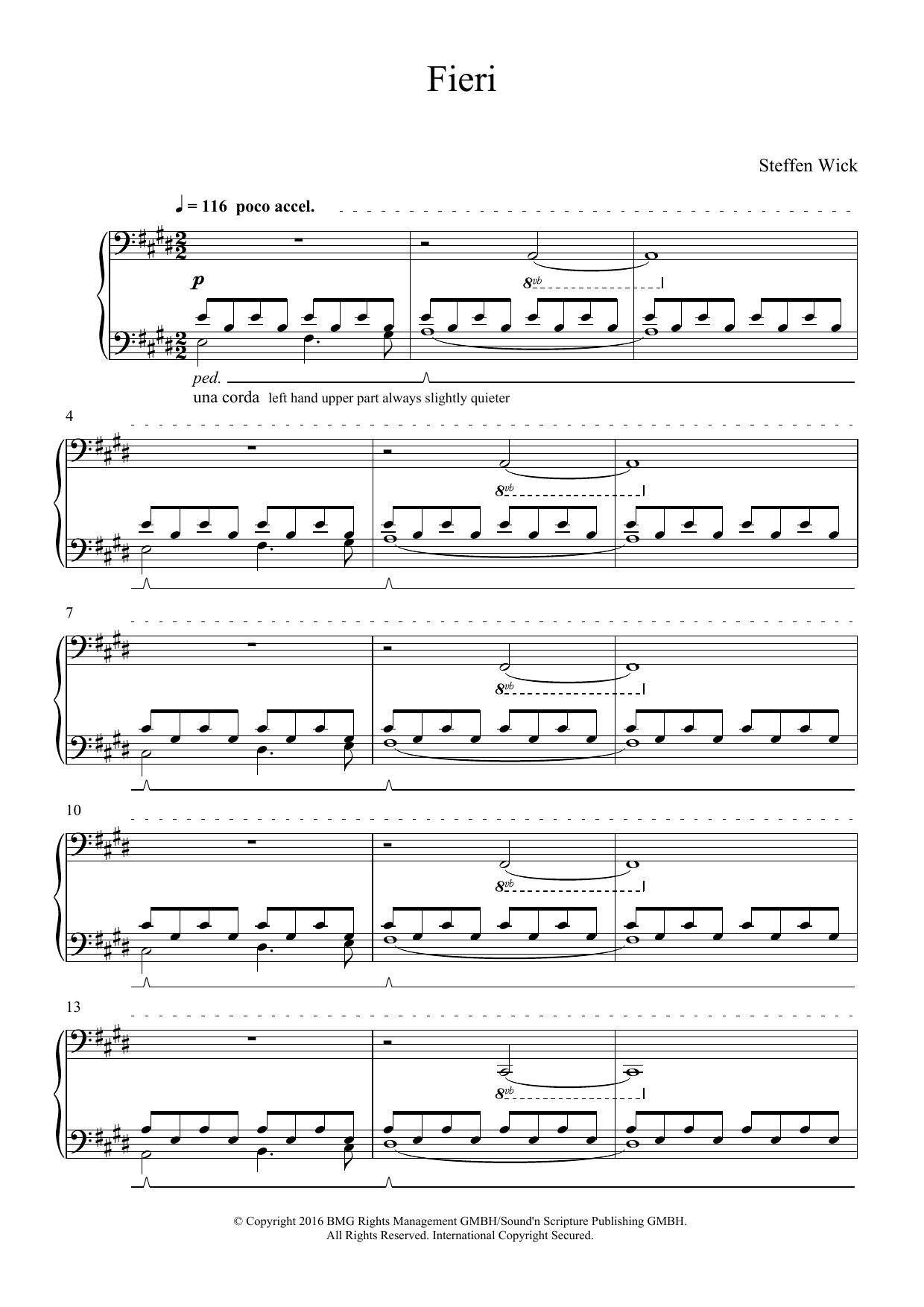 Learn to play Steffen Wick Fieri sheet music for Piano Solo in minutes. Steffen Wick Fieri sheet music notes and chords. Download Printable PDF.