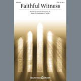 Download or print Stephanie S. Taylor Faithful Witness Sheet Music Printable PDF 9-page score for Sacred / arranged SATB Choir SKU: 415504
