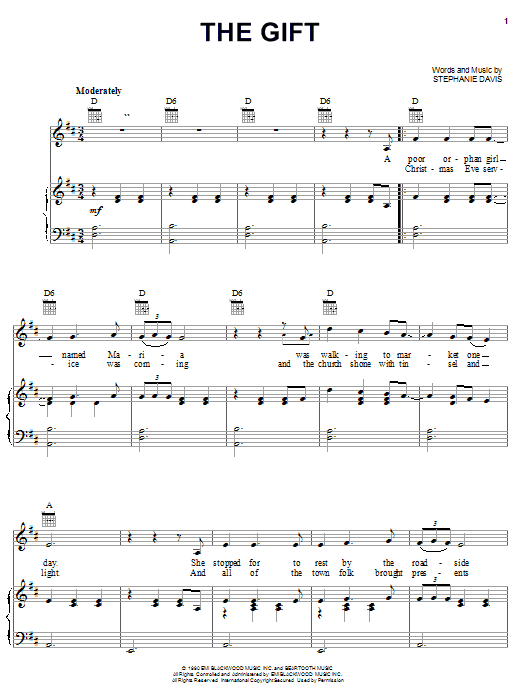 Learn to play Stephanie Davis The Gift sheet music for Easy Guitar in minutes. Stephanie Davis The Gift sheet music notes and chords. Download Printable PDF.