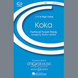 Download or print Stephen Hatfield Koka Sheet Music Printable PDF 5-page score for Concert / arranged SATB Choir SKU: 71570