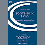 Download or print Stephen Hatfield The Boar's Head Carol Sheet Music Printable PDF 10-page score for Christmas / arranged TTBB Choir SKU: 177405