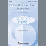 Download or print Stephen Schwartz Brother, Because Of You (from Tyler's Suite) (Arr. Sarsony) Sheet Music Printable PDF 13-page score for Inspirational / arranged TTBB Choir SKU: 254785