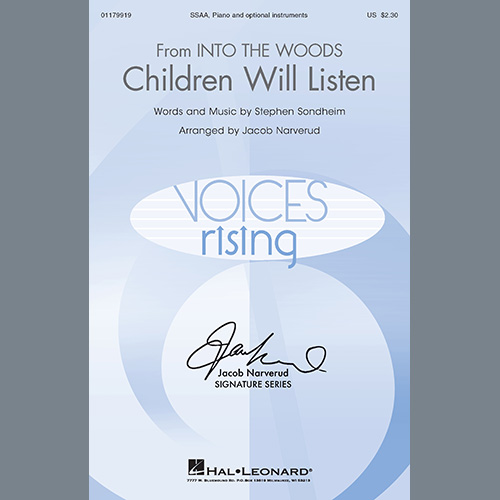 Stephen Sondheim Children Will Listen (from Into The Woods) (arr. Jacob Narverud) Profile Image