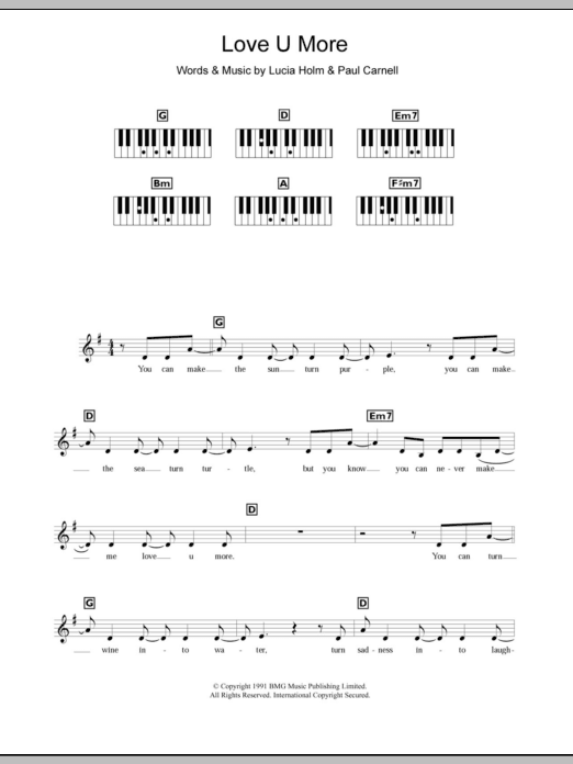Learn to play Steps Love U More sheet music for Piano Chords/Lyrics in minutes. Price: 3.9900$ Steps Love U More sheet music notes and chords arranged for Piano Chords/Lyrics