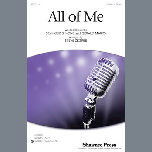 Easily Download Steve Zegree Printable PDF piano music notes, guitar tabs for SATB Choir. Transpose or transcribe this score in no time - Learn how to play song progression.