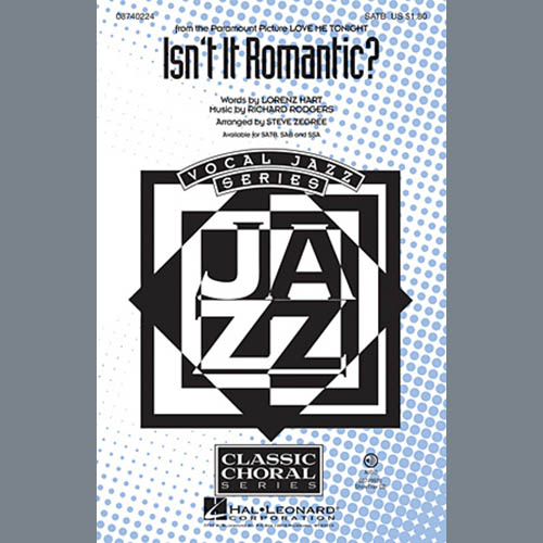 Rodgers & Hart Isn't It Romantic? (arr. Steve Zegree) Profile Image