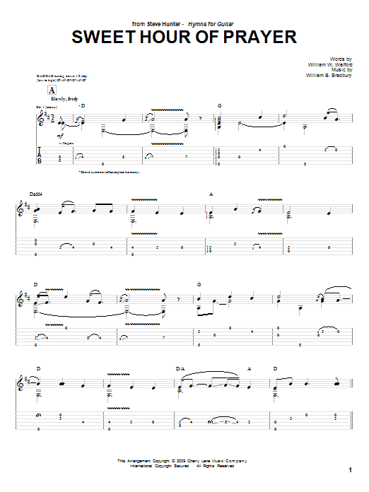 Steve Hunter Sweet Hour Of Prayer Sheet Music Pdf Notes Chords Folk Score Guitar Tab Download Printable Sku Steve Hunter Sweet Hour Of Prayer Sheet Music Pdf Notes Chords Folk Score Guitar Tab Download Printable Sku