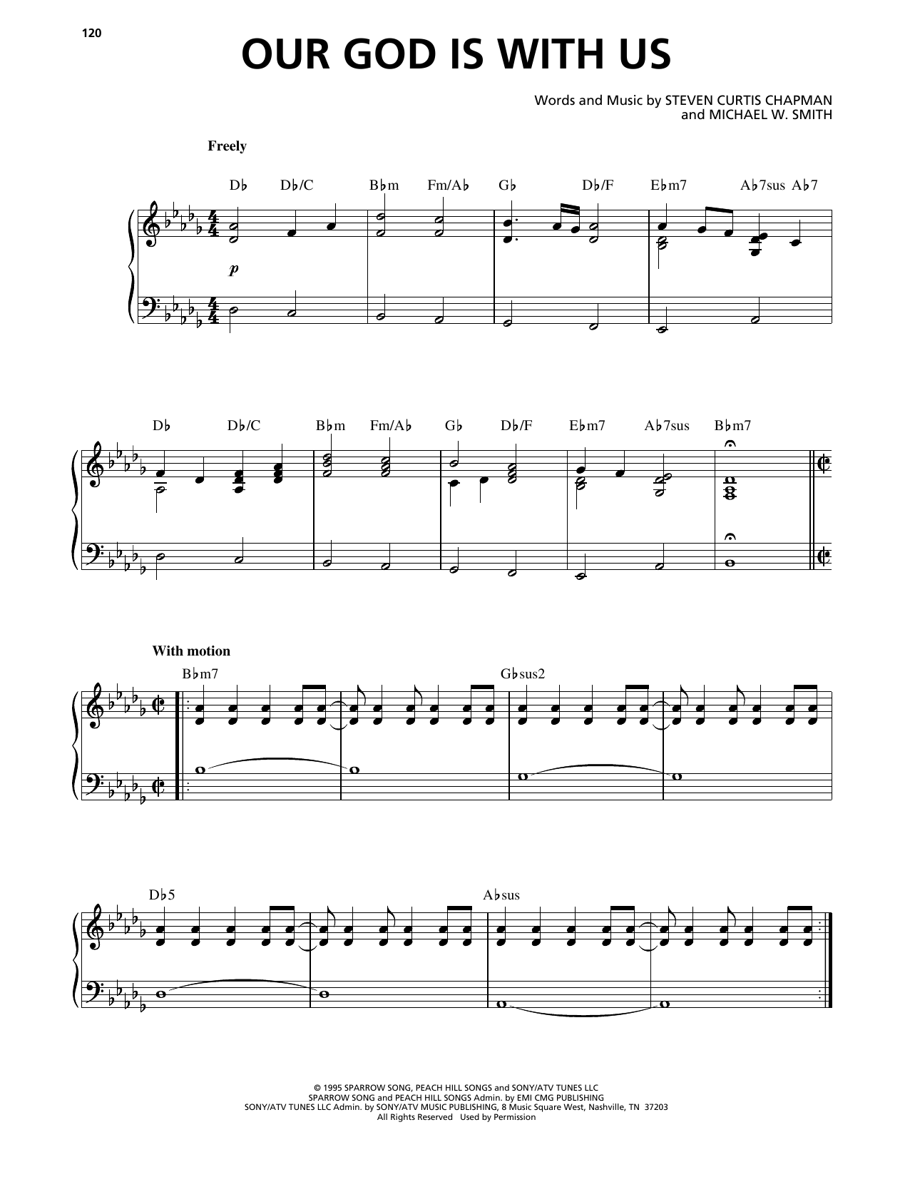 Steven Curtis Chapman Our God Is With Us sheet music notes and chords. Download Printable PDF.