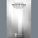 Download or print Sting Fields Of Gold (arr. Philip Lawson) Sheet Music Printable PDF 5-page score for Concert / arranged SATB Choir SKU: 98745