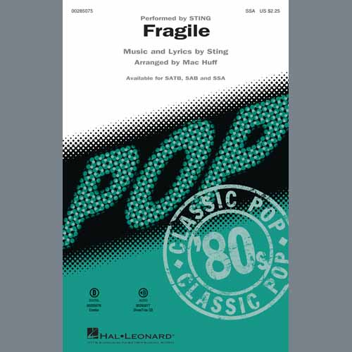 Sting Download Printable PDF Score Easily Download Sting Printable PDF piano music notes, guitar tabs for SAB Choir. Transpose or transcribe this score in no time - Learn how to play song progression.