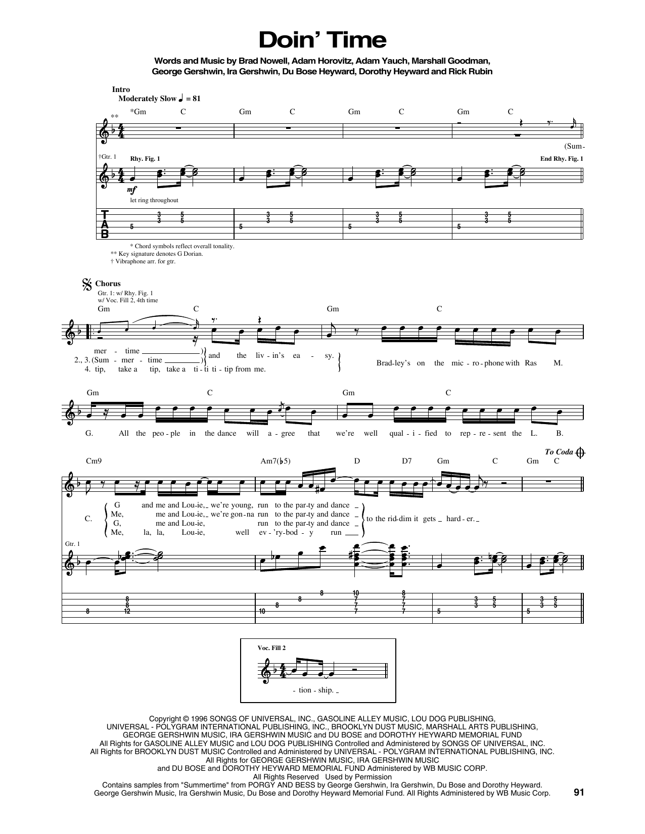 sublime-doin-time-sheet-music-download-printable-pdf-score-sku