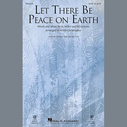 Sy Miller and Jill Jackson Let There Be Peace On Earth (arr. Keith Christopher) Profile Image