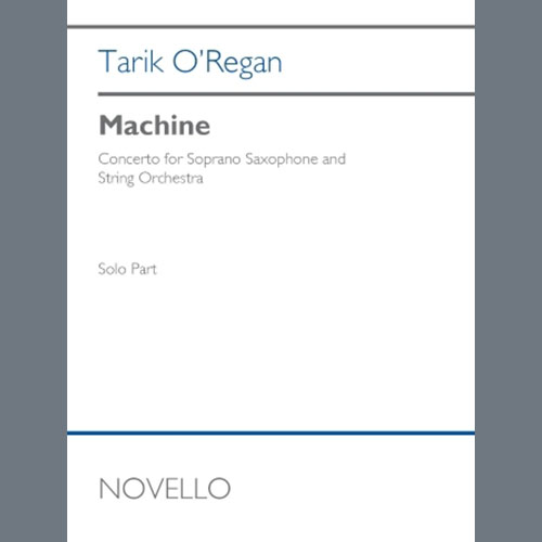 Tarik O'Regan Machine (Solo Part) Profile Image