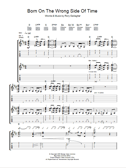 Learn to play Taste Born On The Wrong Side Of Time sheet music for Guitar Tab in minutes. Price: 7.8900$ Taste Born On The Wrong Side Of Time sheet music notes and chords arranged for Guitar Tab