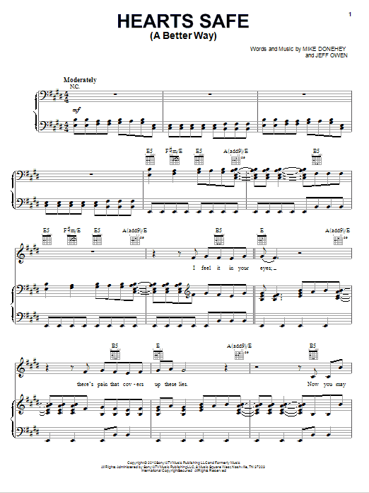 Learn to play Tenth Avenue North Hearts Safe (A Better Way) sheet music for Piano, Vocal & Guitar Chords (Right-Hand Melody) in minutes. Price: 6.9900$ Tenth Avenue North Hearts Safe (A Better Way) sheet music notes and chords arranged for Piano, Vocal & Guitar Chords (Right-Hand Melody)