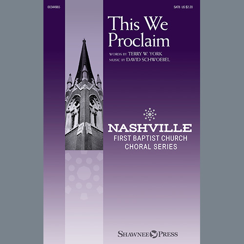 Terry W. York and David Schwoebel Download Printable PDF Score Easily Download Terry W. York and David Schwoebel Printable PDF piano music notes, guitar tabs for SATB Choir. Transpose or transcribe this score in no time - Learn how to play song progression.