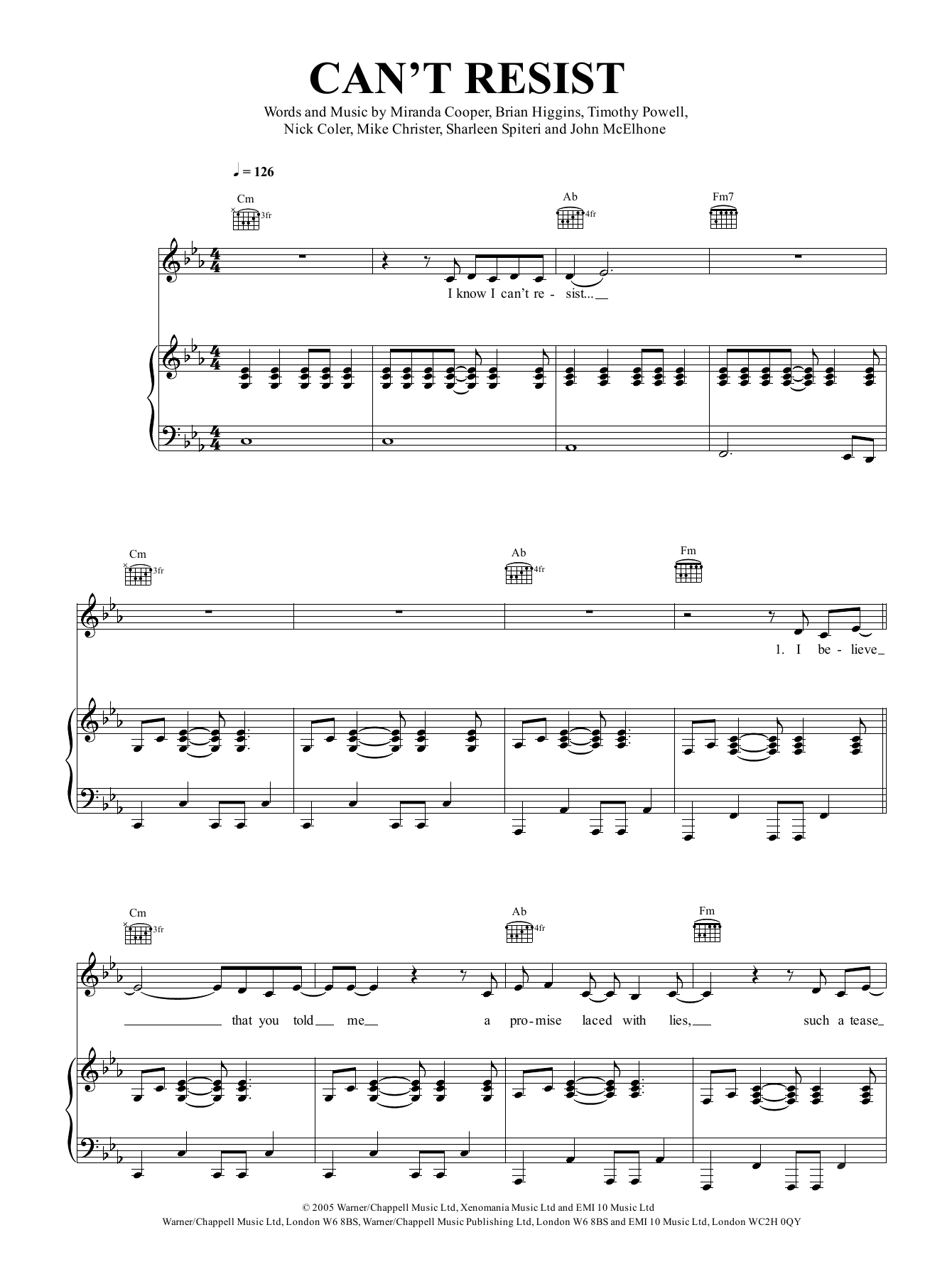 Texas Can't Resist sheet music notes and chords. Download Printable PDF.