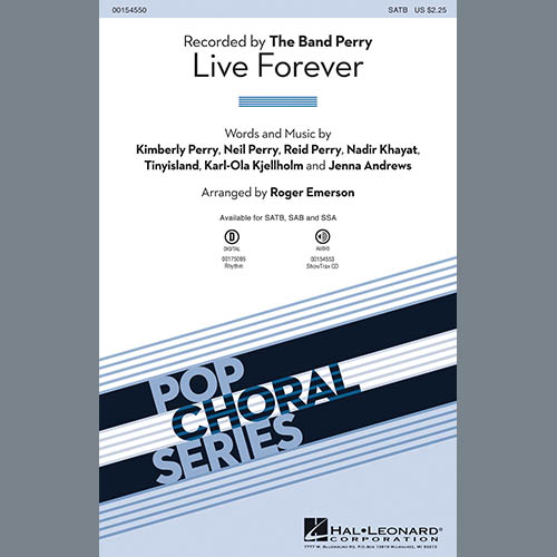 Easily Download The Band Perry Printable PDF piano music notes, guitar tabs for SSA Choir. Transpose or transcribe this score in no time - Learn how to play song progression.