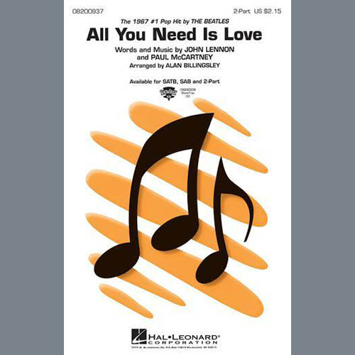 The Beatles All You Need Is Love (arr. Alan Billingsley) Profile Image