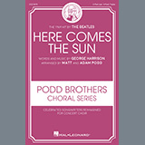 Download or print The Beatles Here Comes The Sun (arr. Matt and Adam Podd) Sheet Music Printable PDF 11-page score for Pop / arranged Choir SKU: 1420930