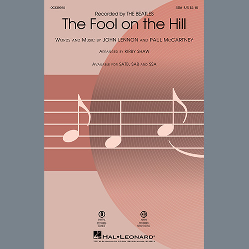The Beatles The Fool On The Hill (arr. Kirby Shaw) Profile Image