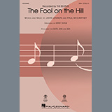 Download or print The Beatles The Fool On The Hill (arr. Kirby Shaw) Sheet Music Printable PDF 10-page score for Pop / arranged SATB Choir SKU: 453879