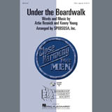 Download or print The Drifters Under The Boardwalk (arr. SPEBSQSA, Inc.) Sheet Music Printable PDF 5-page score for Barbershop / arranged SSAA Choir SKU: 450575