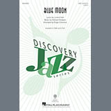 Download or print Roger Emerson Blue Moon Sheet Music Printable PDF 6-page score for Pop / arranged SAB Choir SKU: 177402