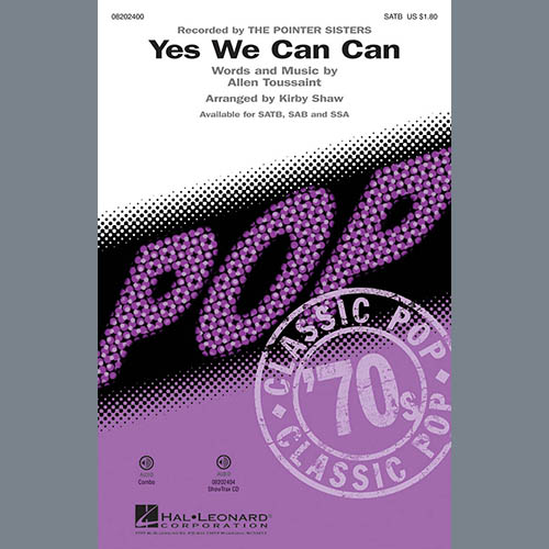 The Pointer Sisters Yes We Can Can (arr. Kirby Shaw) Profile Image