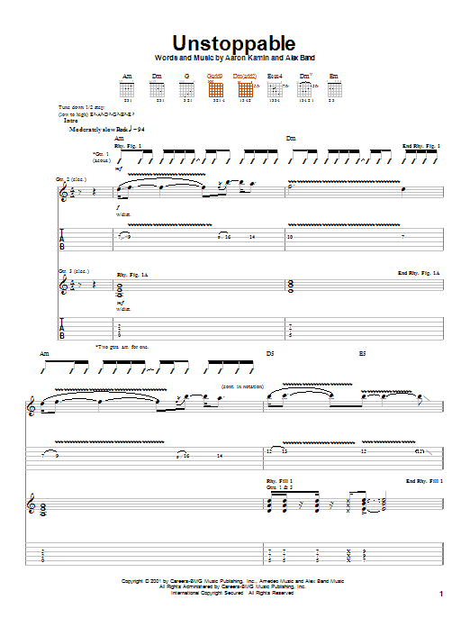 The Calling Unstoppable sheet music notes and chords. Download Printable PDF.