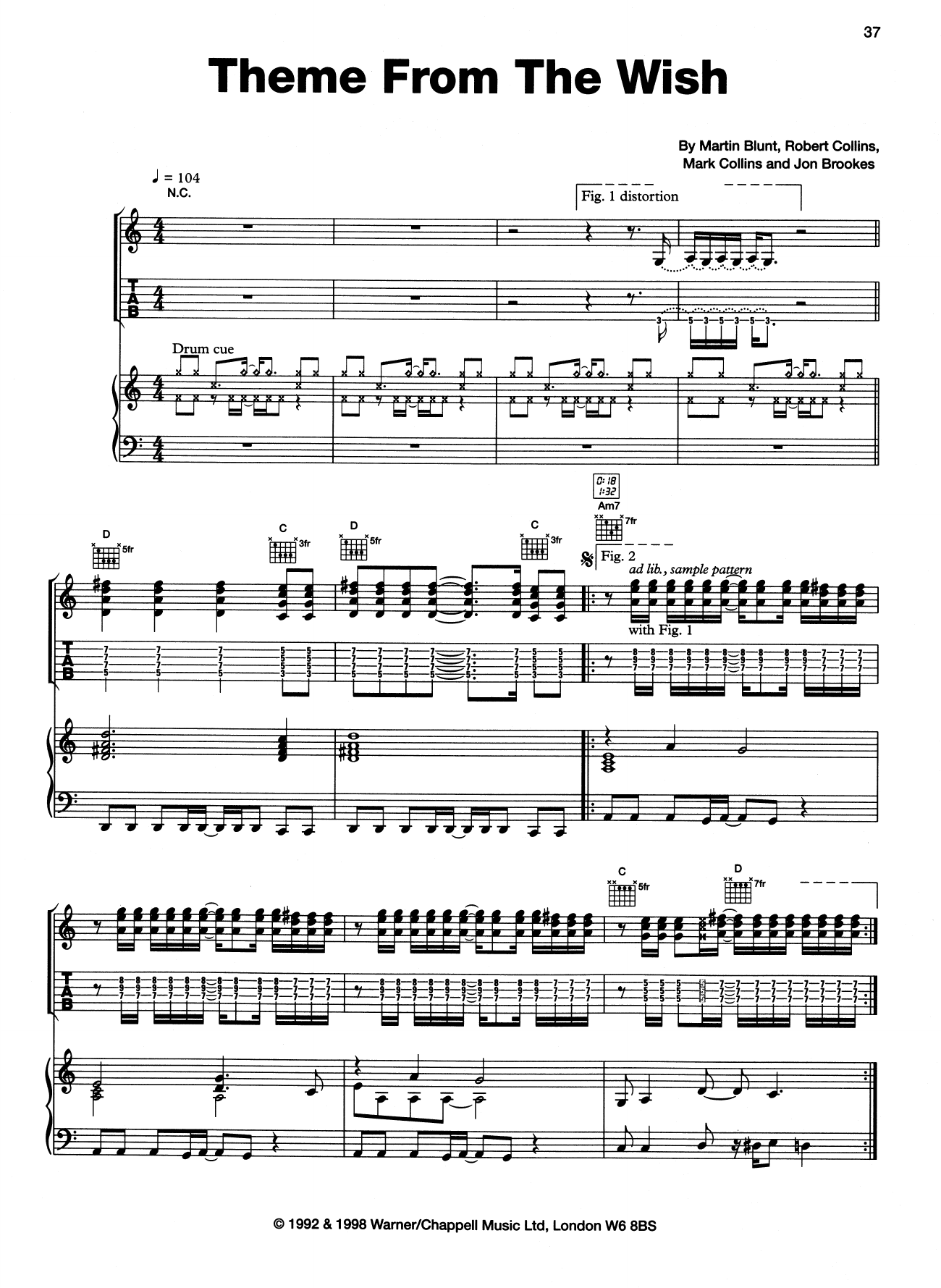 Learn to play The Charlatans Theme From The Wish sheet music for Piano, Vocal & Guitar Chords (Right-Hand Melody) in minutes. Price: 6.9900$ The Charlatans Theme From The Wish sheet music notes and chords arranged for Piano, Vocal & Guitar Chords (Right-Hand Melody)
