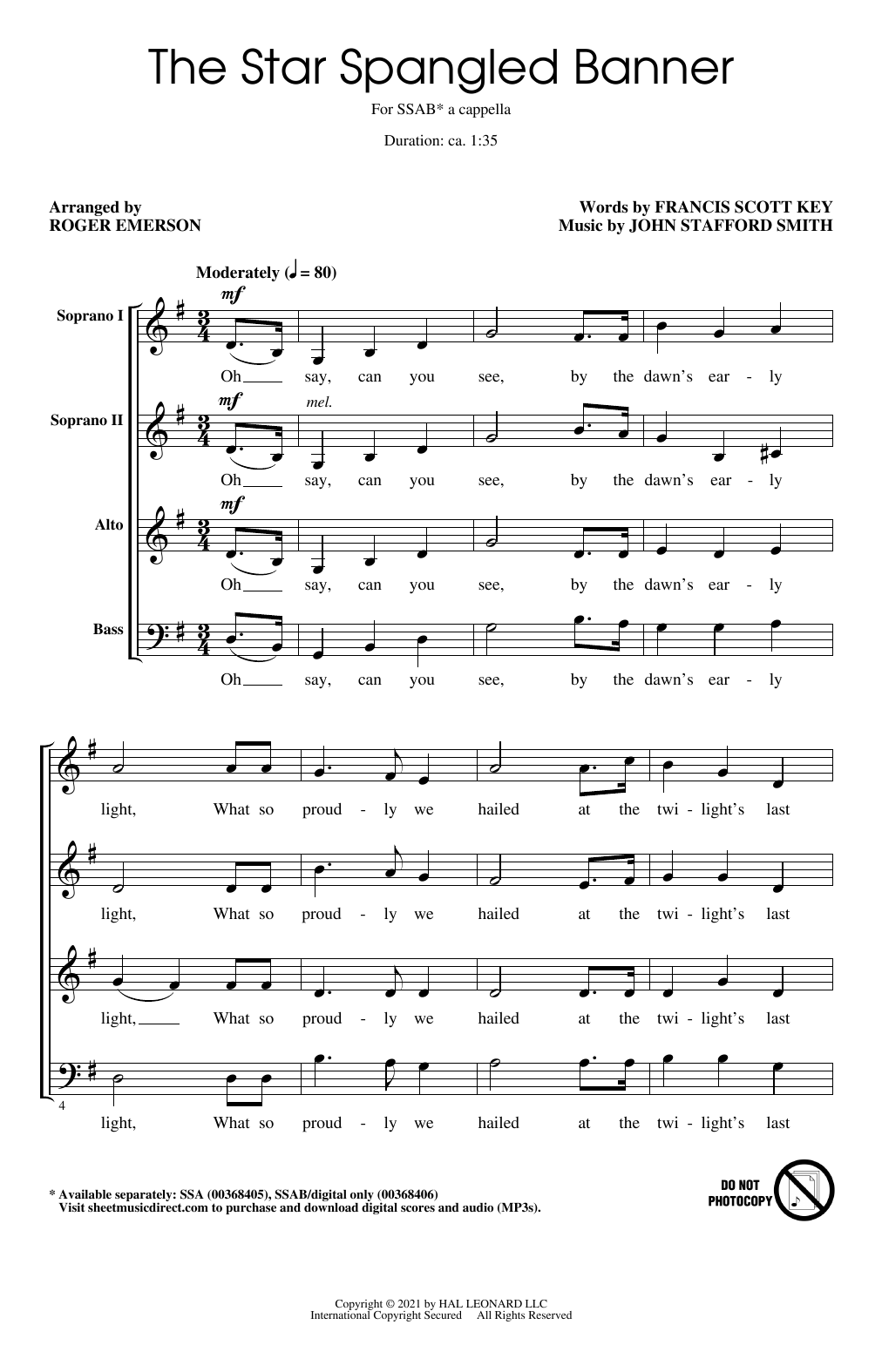 Learn to play The Chicks Star Spangled Banner (arr. Roger Emerson) sheet music for SATB Choir in minutes. Price: 3.9900$ The Chicks Star Spangled Banner (arr. Roger Emerson) sheet music notes and chords arranged for SATB Choir