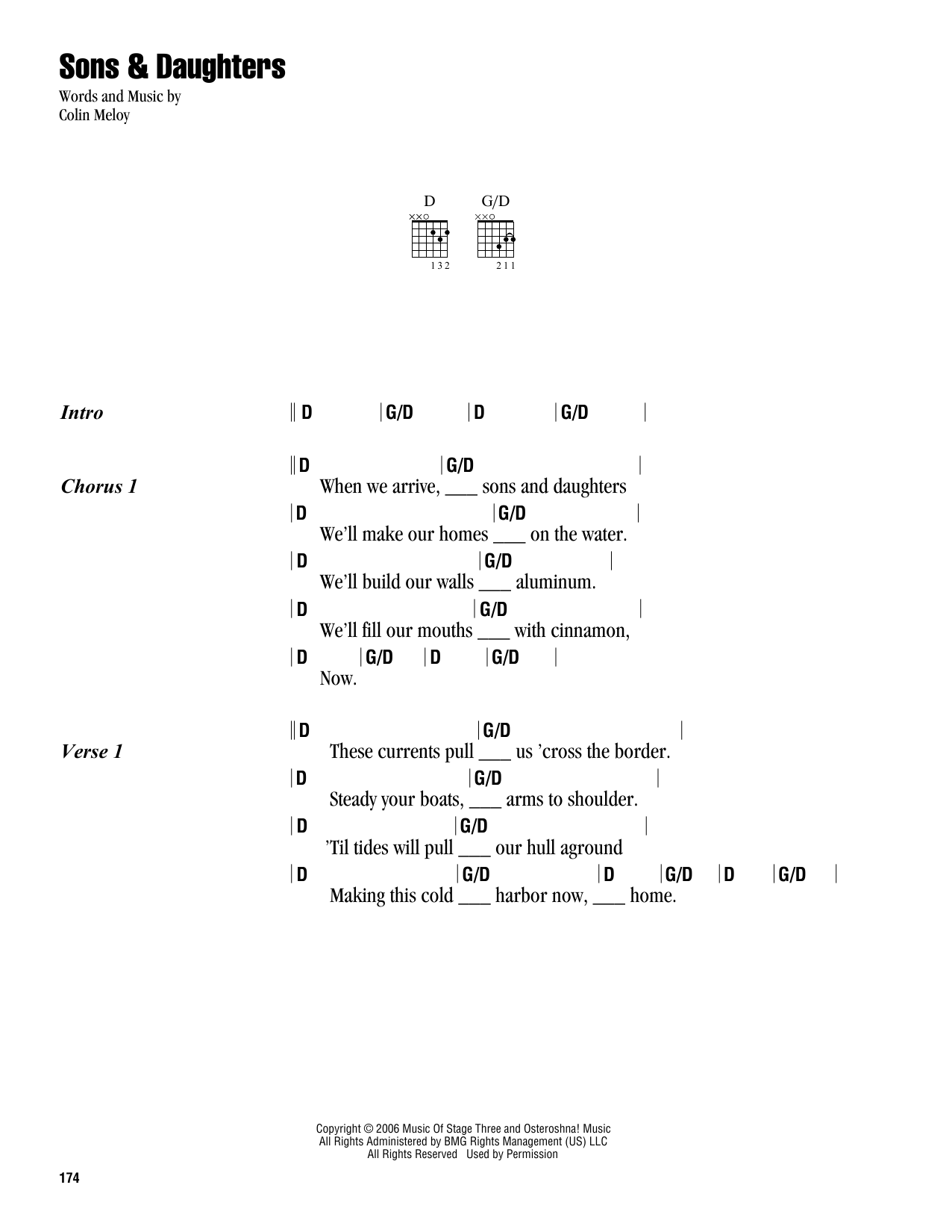 Learn to play The Decemberists Sons & Daughters sheet music for Guitar Chords/Lyrics in minutes. The Decemberists Sons & Daughters sheet music notes and chords. Download Printable PDF.