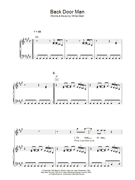 Learn to play The Doors Back Door Man sheet music for Guitar Chords/Lyrics in minutes. The Doors Back Door Man sheet music notes and chords. Download Printable PDF.