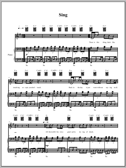 The Dresden Dolls Sing sheet music notes and chords. Download Printable PDF.