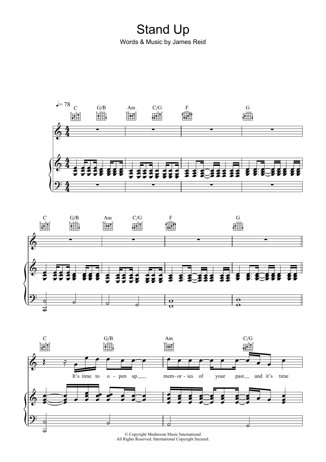 The Feelers Stand Up sheet music notes and chords. Download Printable PDF.