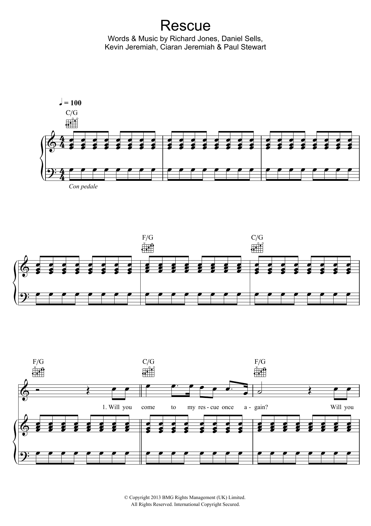 The Feeling Rescue sheet music notes and chords. Download Printable PDF.